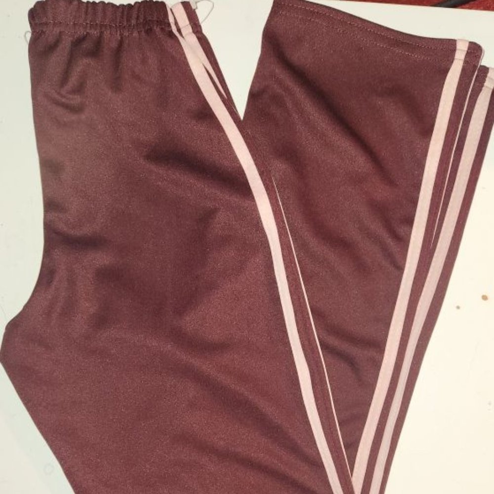 Lexington Ave Ladie's stylish athletic pants, Purple & Pink, small-P, 26" waist